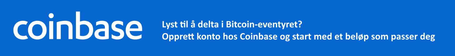 Coinbase.com - Lyst til å å delta i Bitcoin-eventyret? Opprett konto hos Coinbase og start med et beløp som passer deg. Bitcoin, Bitcoin Cash, Ethereum, LiteCoin.